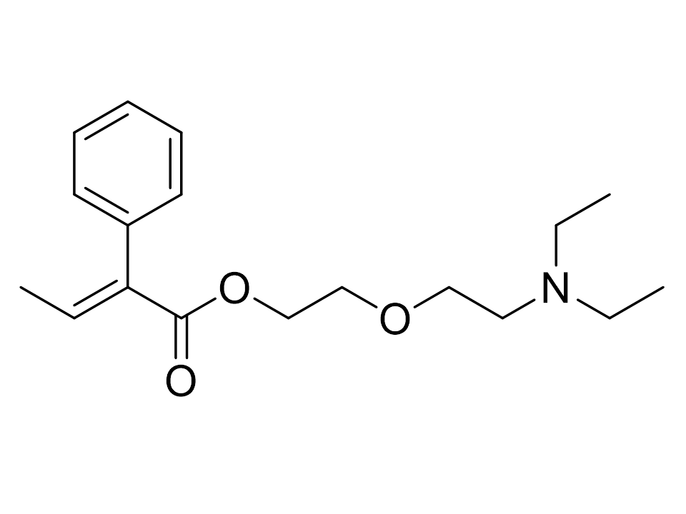 (E)-2-(2-(Diethylamino)ethoxy)ethyl 2-phenylbut-2-enoate