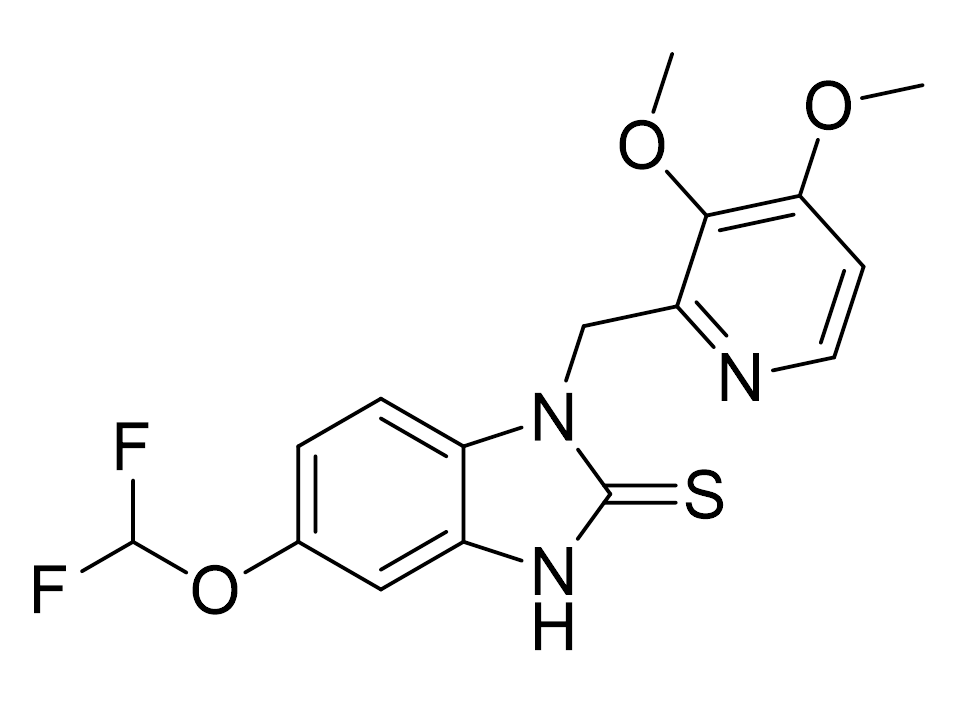 5-(Difluoromethoxy)-1-((3,4-dimethoxypyridin-2-yl)methyl)-1,3-dihydro-2H-benzo(d)imidazole-2-thione