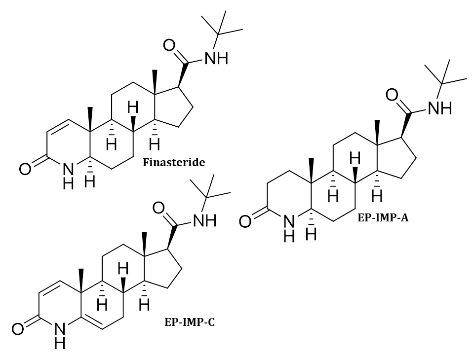 Finasteride for peak identification CRS
