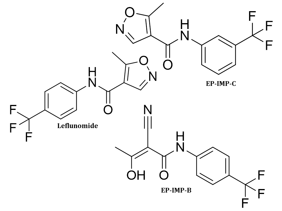 Leflunomide for peak identification CRS