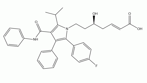 Atorvastatin 3-deoxy hept-2-enoic acid	