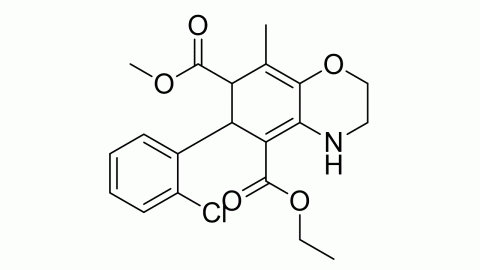 5-Ethyl 7-methyl 6-(2-chlorophenyl)-8-methyl-3,4,6,7-tetrahydro-2H-benzo[b][1,4]oxazine-5,7-dicarboxylate