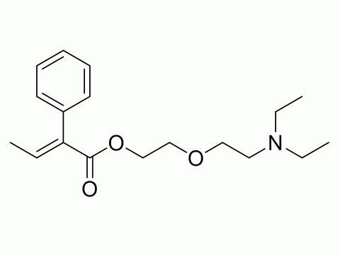 (E)-2-(2-(Diethylamino)ethoxy)ethyl 2-phenylbut-2-enoate