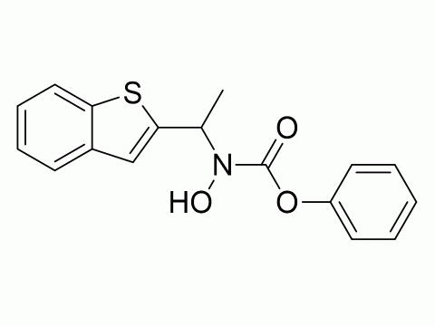 N-(1-Benzo[b]thien-2-yl-ethyl)-N-hydroxy O-phenyl Carbamate