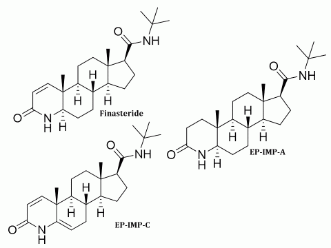Finasteride for peak identification CRS