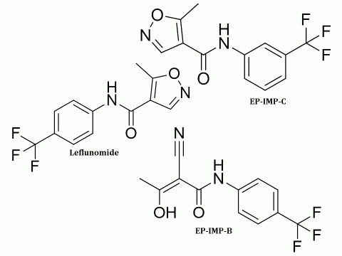 Leflunomide for peak identification CRS