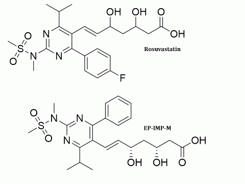 Rosuvastatin for peak identification CRS